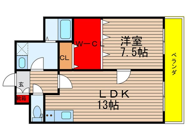 ＥＳＳＥ栄の物件間取画像